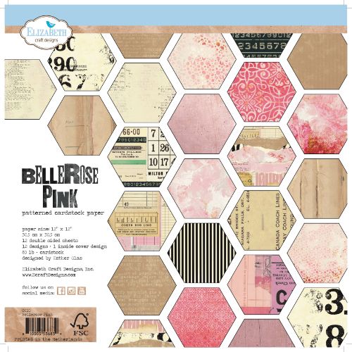 Elizabeth Crafts Designs - Bellerose Pink - Postage as per Actual