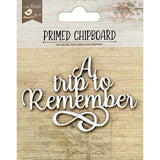 Little Birdie Laser Cut Primed Chipboard 1/Pkg-A Trip To Remember