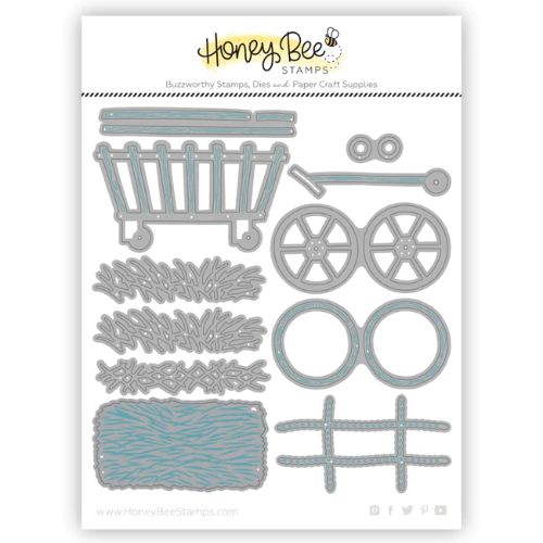 Honey Bee Stamps - Lovely Layers: Farm Cart - Honey Cuts - Postage as per Actual