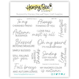 Honey Bee Stamps - Heartfelt Hello - 6x6 Stamp Set