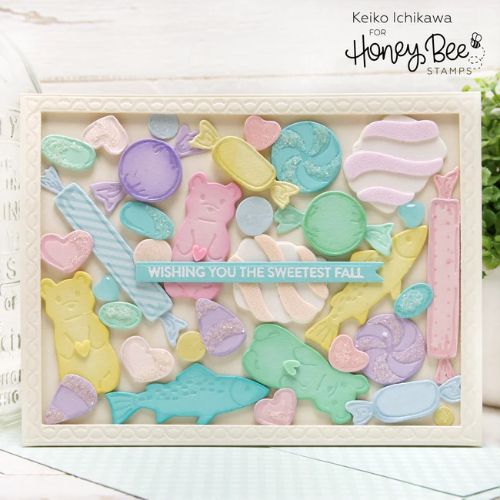 Honey Bee Stamps - Mini Messages: Sweets 3x4 Stamp Set