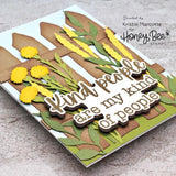 Honey Bee Stamps - Lovely Layers: Barn Wood Fence - Honey Cuts