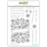 Honey Bee Stamps - Bountiful Banner - 6x8 Stamp Set