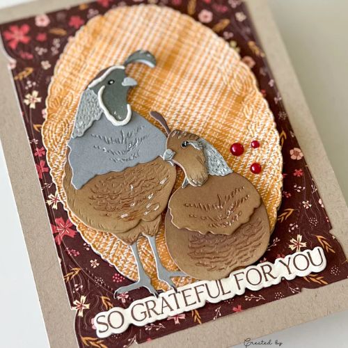 Honey Bee Stamps - Lovely Layers: Quails - Honey Cuts