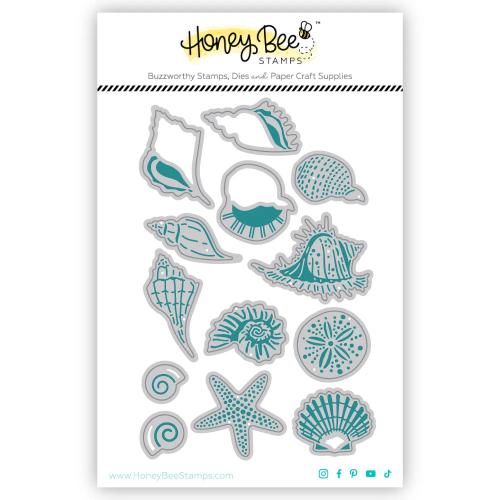 Honey Bee Stamps - Lovely Layers: Small Seashells - Honey Cut