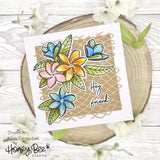 Honey Bee Stamps - Paradise Plumerias - Honey Cut