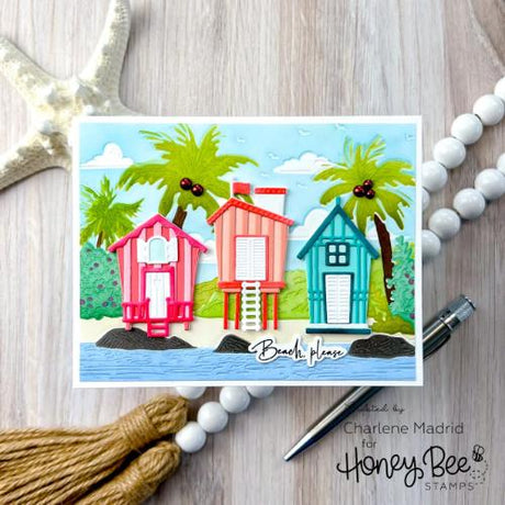 Honey Bee Stamps - Lovely Layers: Beach Houses - Honey Cut