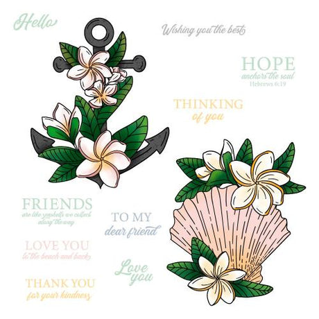 Honey Bee Stamps - Anchor Of Hope - 6x6 Stamp Set