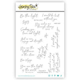 Honey Bee Stamps - Be the Light - 4x6 Stamp Set