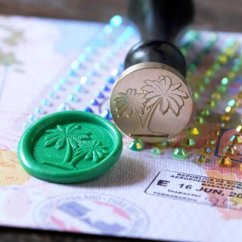 Honey Bee Stamps - Palm Trees Wax Stamper