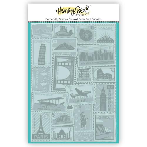 Honey Bee Stamps - Air Mail - 3D Embossing Folder