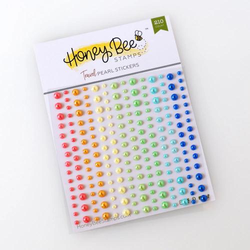 Honey Bee Stamps - Travel Pearl Stickers - 210 Count