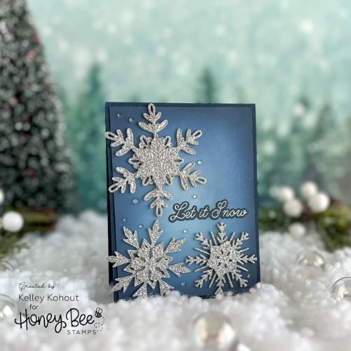 Honey Bee Stamps - Lovely Layers: Large Snowflakes - Honey Cuts