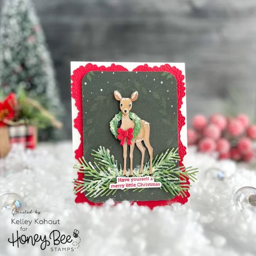 Honey Bee Stamps - Lovely Layers: Deer - Honey Cuts