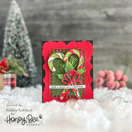 Honey Bee Stamps - Lovely Layers: Candy Cane - Honey Cuts