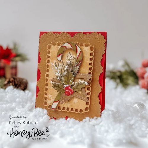 Honey Bee Stamps - Lovely Layers: Candy Cane - Honey Cuts