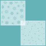 Honey Bee Stamps - Snowflakes Background - Set Of 2 Layering Stencils