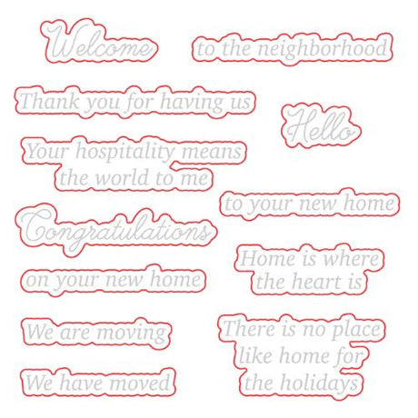 Honey Bee Stamps - Welcome Home - Honey Cuts