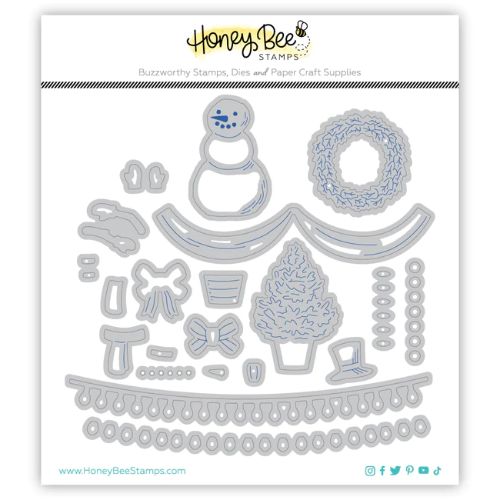 Honey Bee Stamps - Lovely Layers: Front Porch Holiday Add-On - Honey Cuts