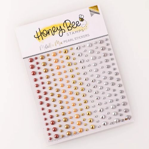 Honey Bee Stamps - Metallic Mix Pearls - Pearl Stickers - 210 Count