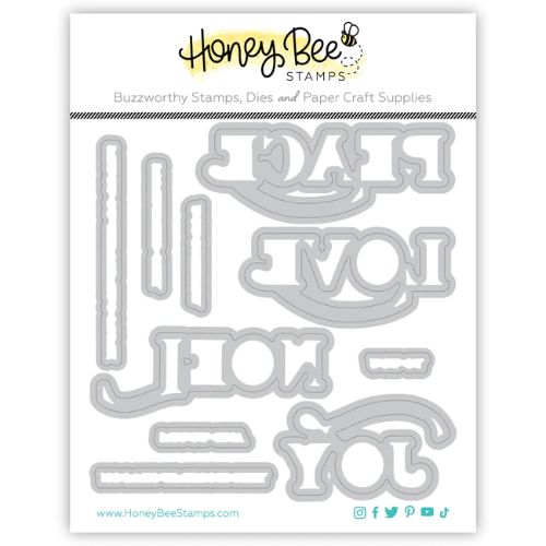 Honey Bee Stamps - Peace, Love, Joy - Honey Cuts