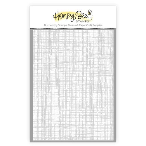 Honey Bee Stamps - Burlap 3D Embossing Folder