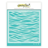 Honey Bee Stamps - Layered Waves - Set of 2 Layering Stencils