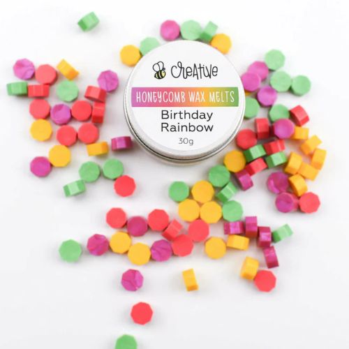 Honey Bee Stamps - Wax Melts - Rainbow Birthday