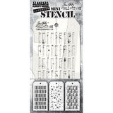 Tim Holtz Mini Layering Stencil Set #57 MST057