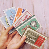 The Washi Tape Shop - 60 Piece Vintage Air Mail Stickers - Air Mail