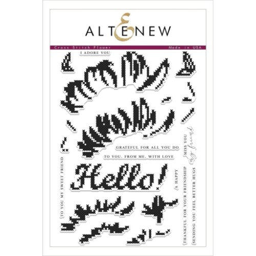 Altenew - Cross Stitch Flower Stamp Set