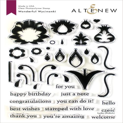 Altenew - Wonderful Wycinanki Stamp Set