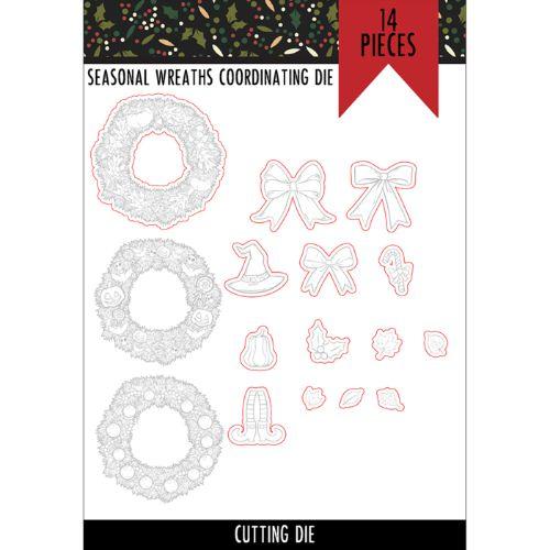Brutus Monroe Cutting Die - Seasonal Wreaths