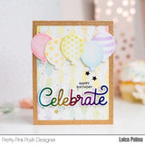 Pretty Pink Posh - Birthday Balloons Stamp Set