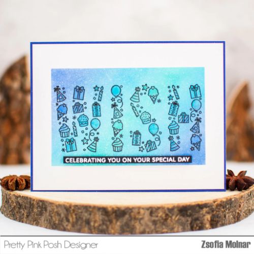 Pretty Pink Posh - Wish Stamp Set