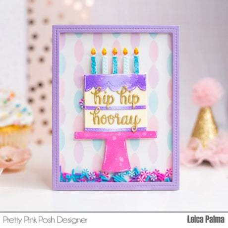 Pretty Pink Posh - Fancy Cake Die