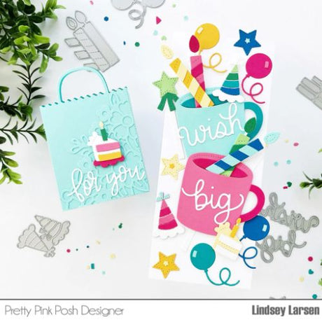 Pretty Pink Posh - Wish Big Script Die