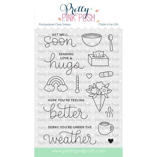 Pretty Pink Posh - Get Well Soon Stamp Set