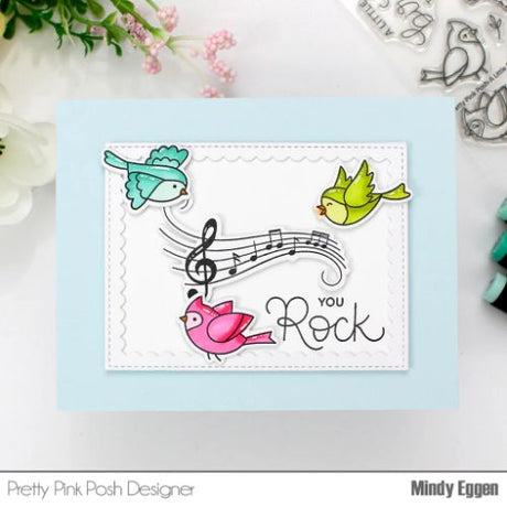 Pretty Pink Posh - Just A Note Stamp Set