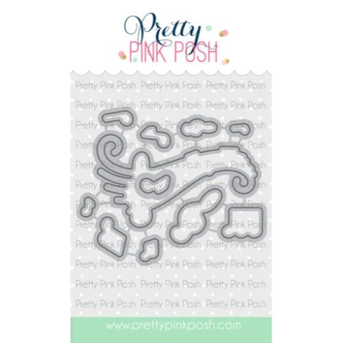 Pretty Pink Posh - Just A Note Coordinating Die Set