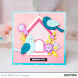 Pretty Pink Posh - Stitched Birds Die Set