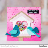 Pretty Pink Posh - Stitched Birds Die Set