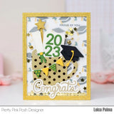 Pretty Pink Posh - Layered Graduation Stencil (3 Layer)