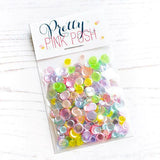 Pretty Pink Posh - Rainbow Shimmer Confetti