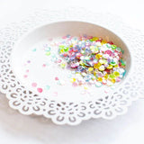 Pretty Pink Posh - Rainbow Shimmer Confetti