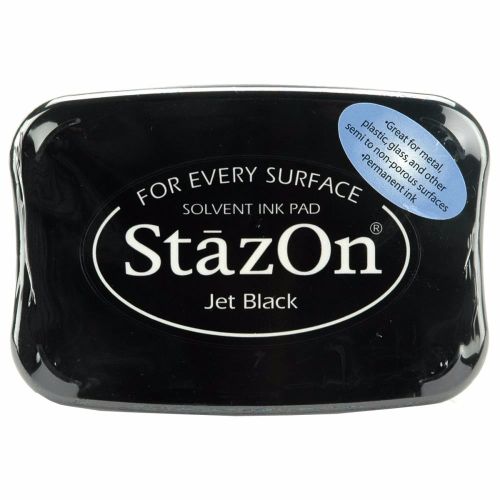 StazOn Solvent Ink Pad Jet Black - Krafters Cart