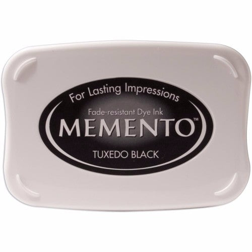 Memento Dye Ink Pad Tuxedo Black - Krafters Cart