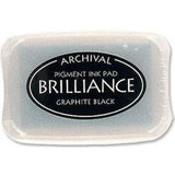 Tsukineko Brilliance Pigment Ink Pad Graphite Black