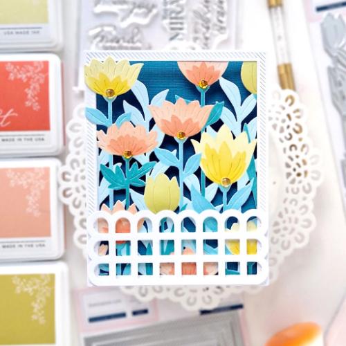 Pinkfresh Studio - Floral Field die