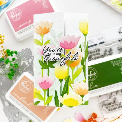 Pinkfresh Studio - Floral Field die